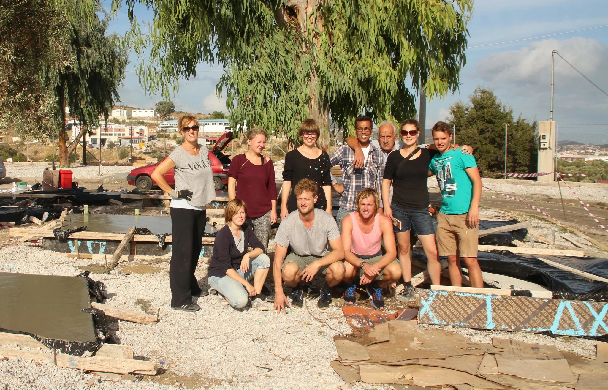 part of Roof for Humanity team l'Abri 1.0 team at Lesbos 2015